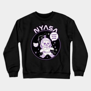 Astro Cat Pink Crewneck Sweatshirt
